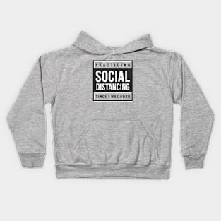 Practice Social Distancing Kids Hoodie